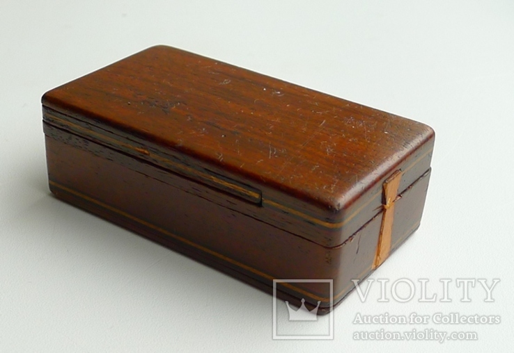 Старинная деревянная коробочка с секретом., фото №2