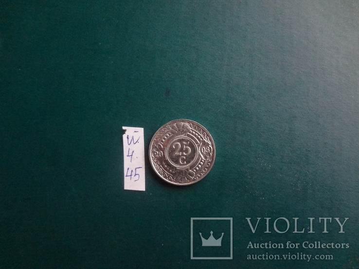 25  центов 2008  Нидерландские  Антиллы   (Й.4.45)~, фото №4