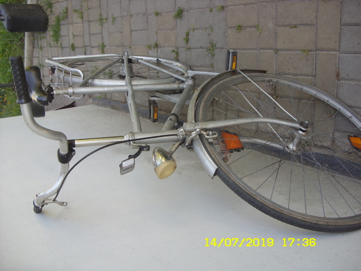 Легчайший алюминиевый велосипед на  3-и  скорости, фото №3