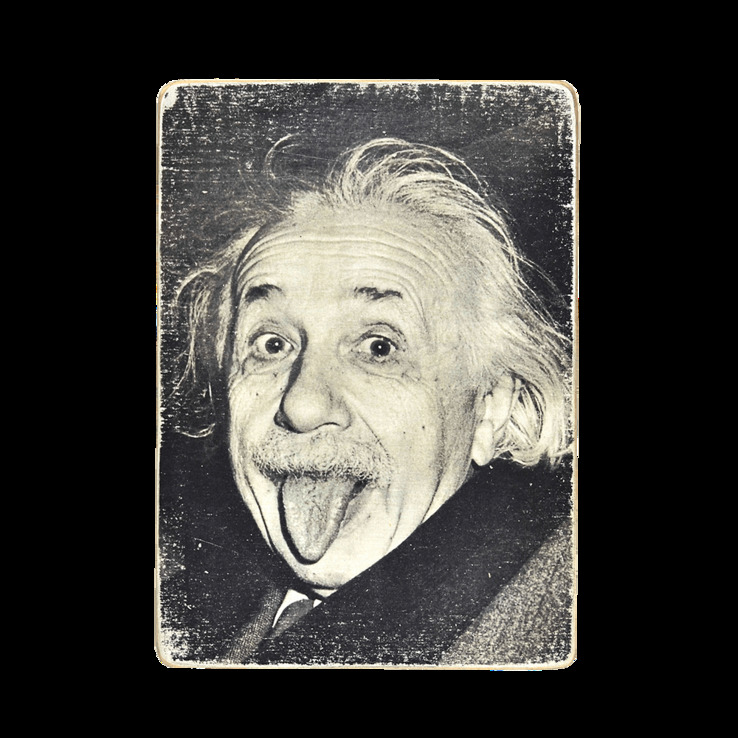 Drewniany plakat "Albert Einstein", numer zdjęcia 2