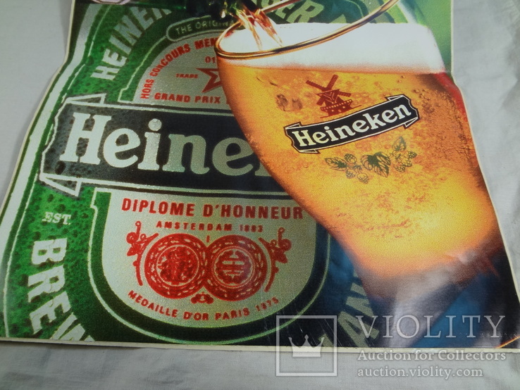 Наклейка пиво Heineken 41х30 см, фото №5
