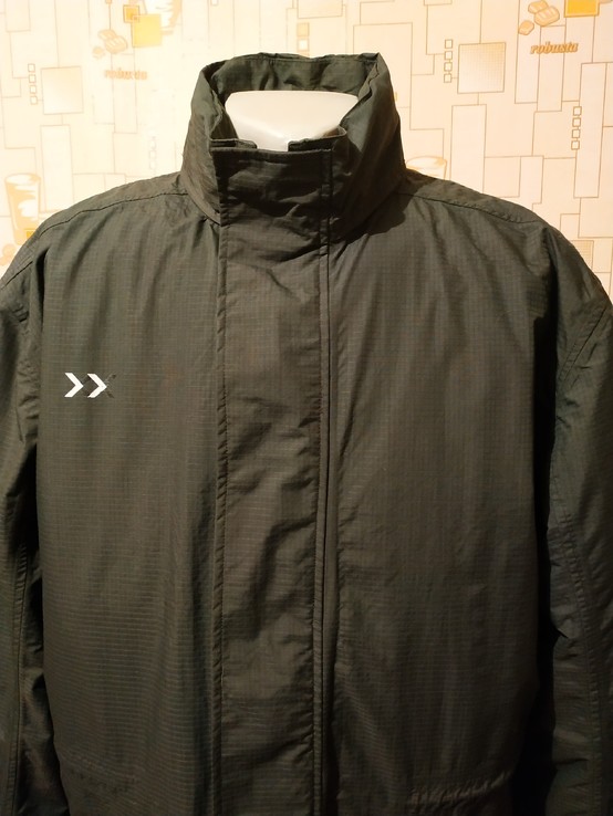 Пальто строгое. Куртка мощная с подстежкой полиэстер коттон р-р L (ближе к XL), photo number 5