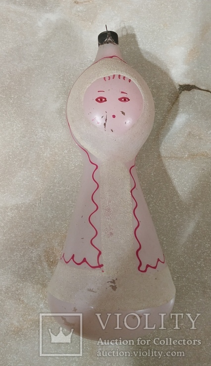 Ёлочная игрушка девочка, снегурочка., фото №2