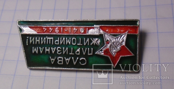 Знак Слава партизанам Житомирщини, Житомир, фото №3