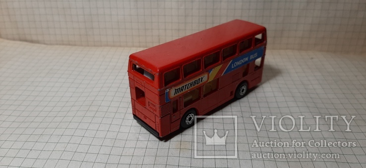 Машинка .Автобус двохэтажный london bus 1981 Matchbox s 1/124 lesney England, фото №5
