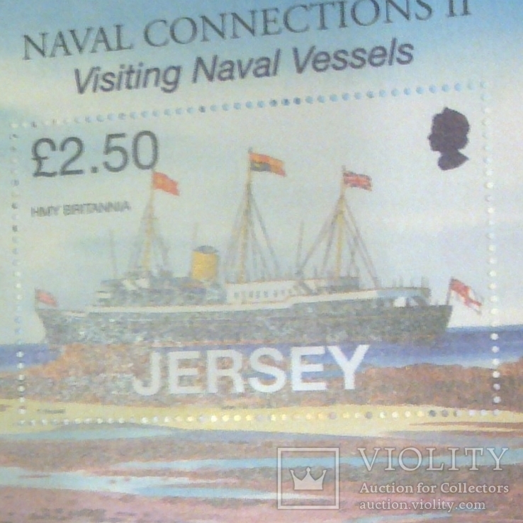 Буклет марок Джерси - военные карабли - Визит ВМС Великобритании, фото №13