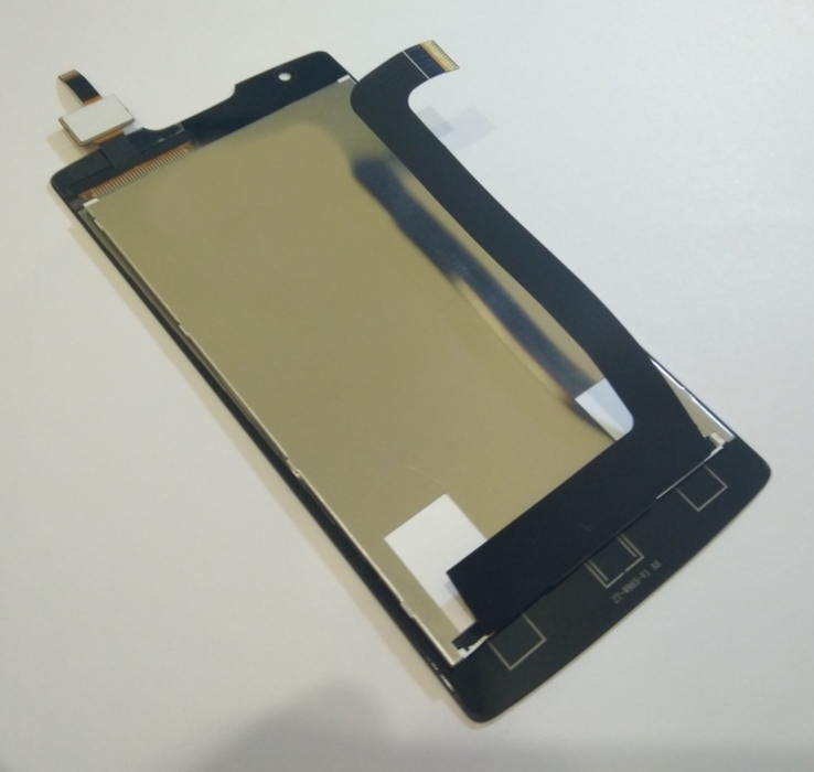 Дисплей экран с тачскрином сенсором Lenovo A1000 черный, фото №3