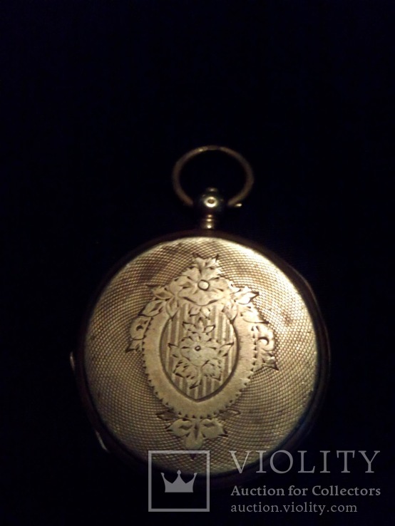 Старинные часы Кроносъ серебро, фото №7