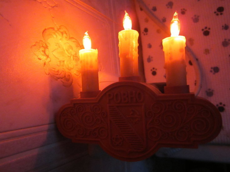 Сувенирный ночник Мерцающие свечи СССР, фото №2