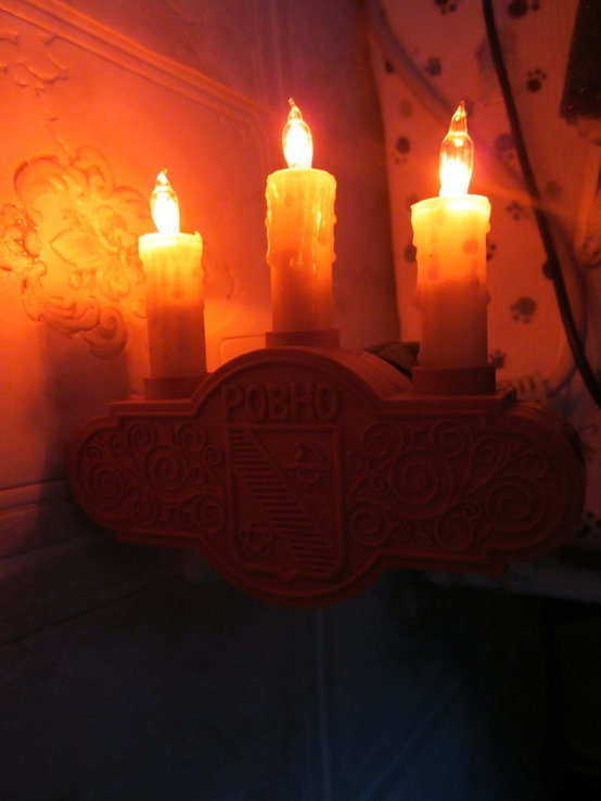 Сувенирный ночник Мерцающие свечи СССР, фото №11