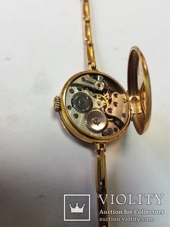 Золотые часы с 8 брильянтиками., фото №8