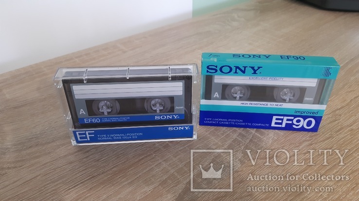 Касети Sony EF 60, EF 90 (Release year: 1986), фото №2