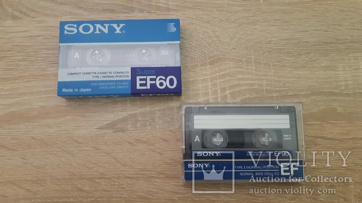 Касети Sony SuperEF 60, SuperEF 90 (Release year 1990), фото №3