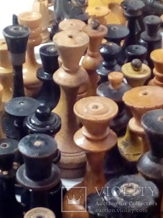 Шахматы старые , разные, шахматные фигуры 295 штук, photo number 12
