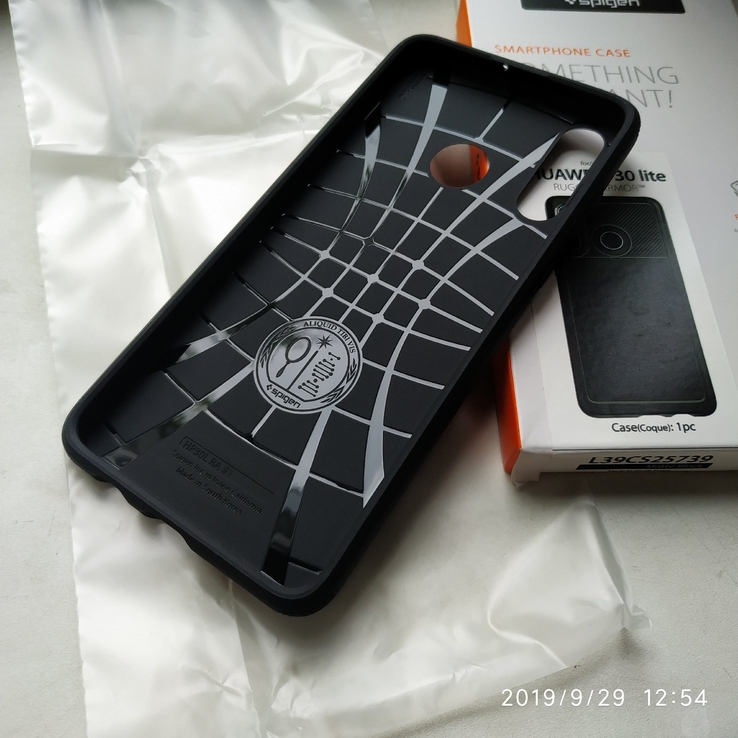 Защитный чехол Spigen™(SGP) Rugged Armor для Huawei P30 Lite - Black, фото №3