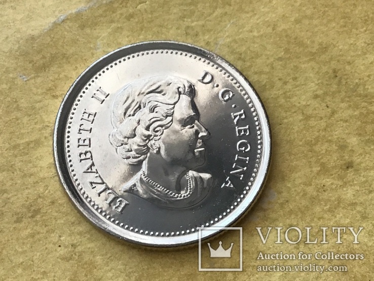 25 центов 2015 г. Канада, фото №3