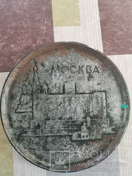 Блюдце с изображением Москвы, фото №2