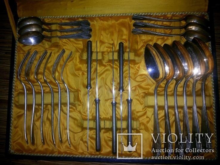 Столовый набор вилки,ложки,ножи, фото №3