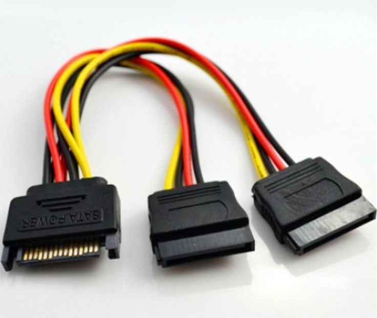 SATA power -2x15 pin SATA powe