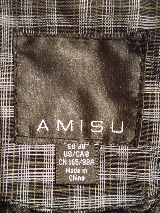 Куртка утепленная с мехом AMISU p-p 38, фото №9