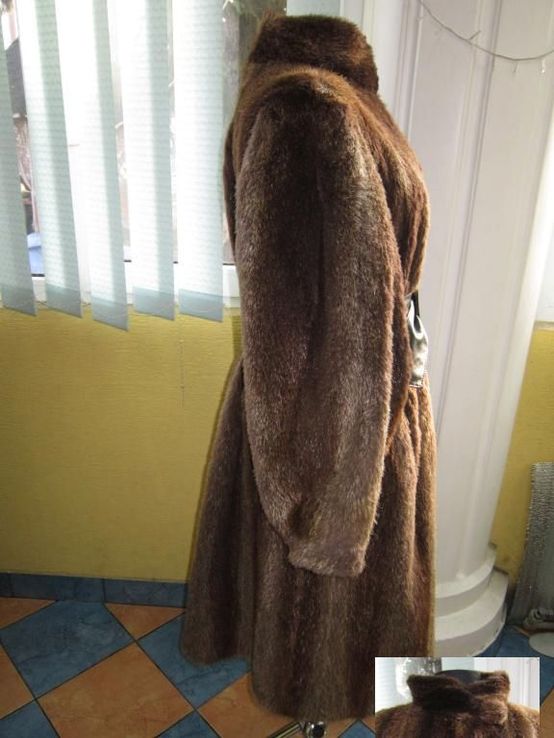 Большая шикарная женская натуральная бобровая шуба. Германия. Лот 690, photo number 6