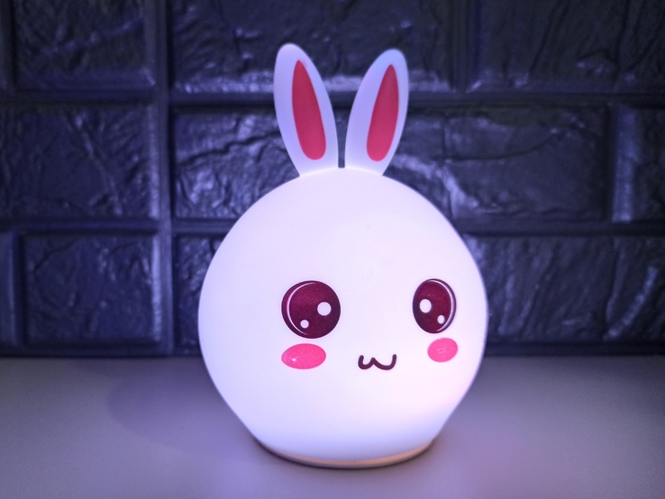 Оригинальный детский светильник ночник Кролик Rabbit, LED лампа, фото №5