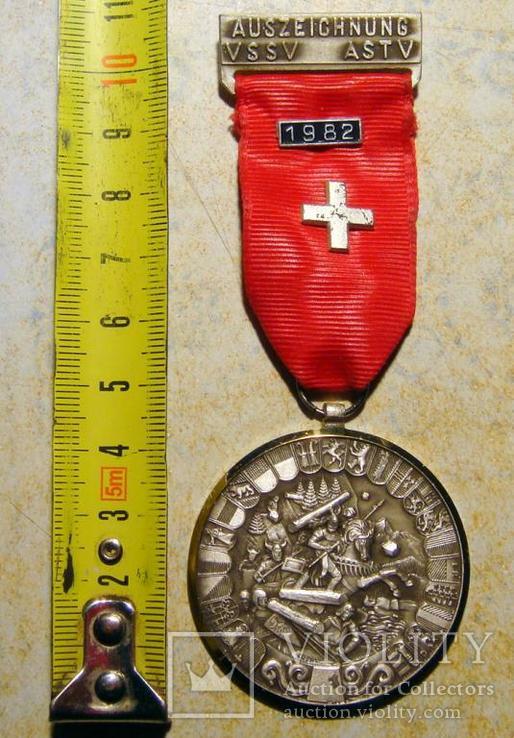 Медаль национальной стрелковой ассоциации Швейцарской, фото №2