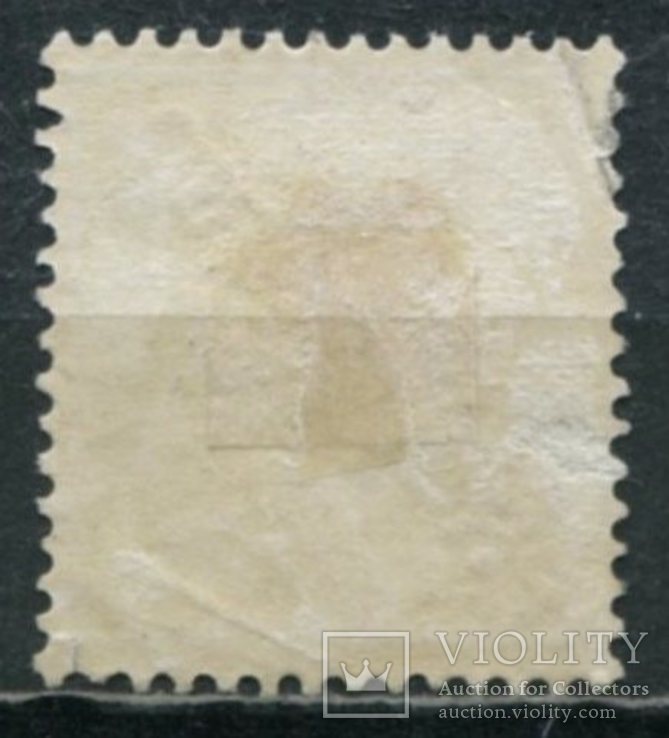 1892 Португалия надпечатка "provisorio" 10R, фото №3