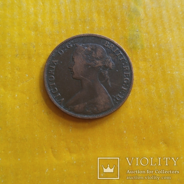 Канада Новая Скотия 1 цент 1861 Виктория №1, фото №2
