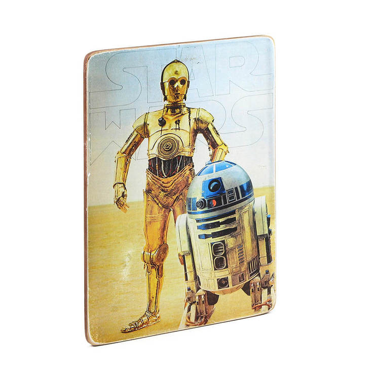 Drewniany plakat "Star Wars #7 Droids", numer zdjęcia 4