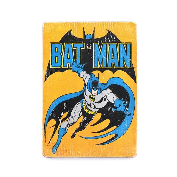 Деревянный постер "Batman #4 vintage comic", photo number 2