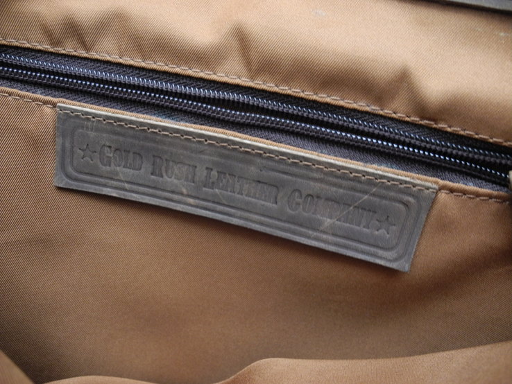 Сумка портфель Gold Rush Leather Company ( 100% кожа , 40*30 см ) Новое , photo number 5