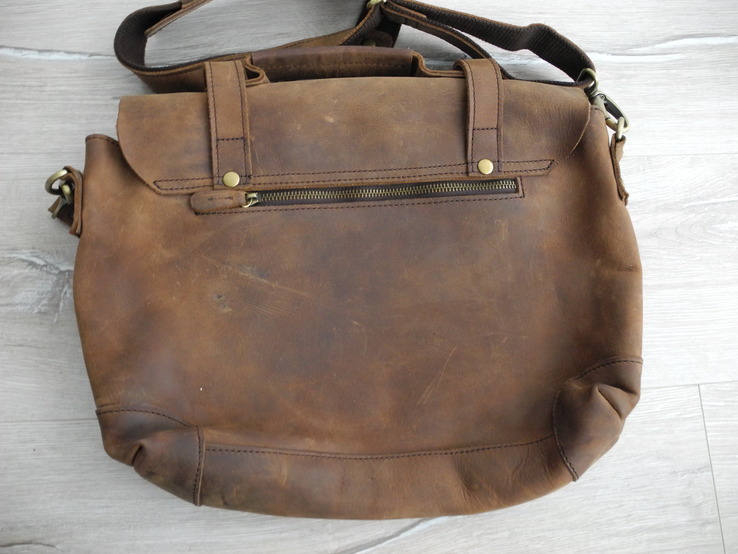 Сумка портфель Gold Rush Leather Company ( 100% кожа , 40*30 см ) Новое , фото №9