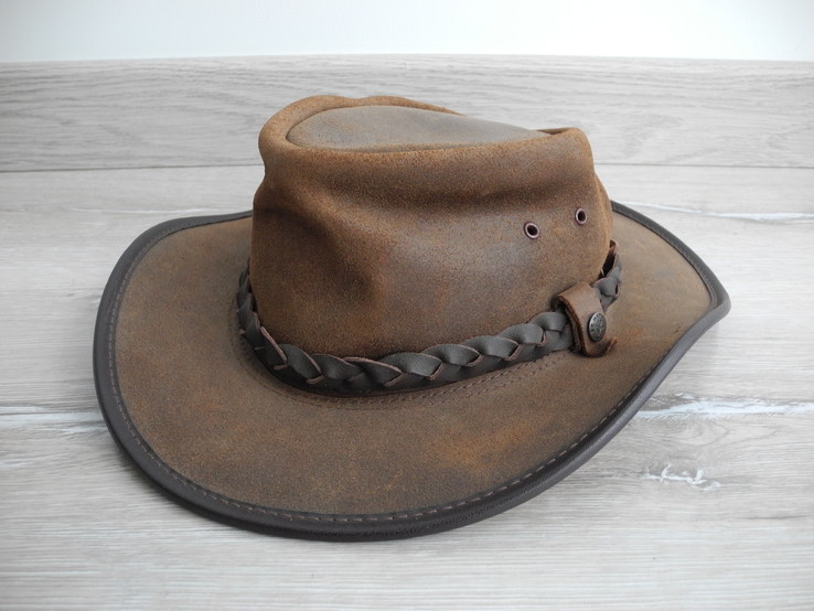 Шляпа кожаная вестерн BC HATS p. M ( Austarlia ) НОВОЕ оригинал, photo number 2