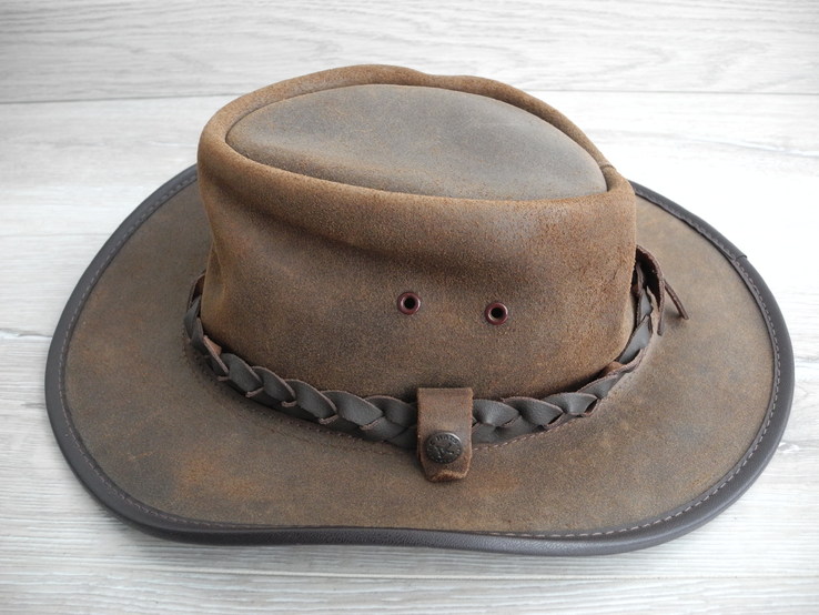 Шляпа кожаная вестерн BC HATS p. M ( Austarlia ) НОВОЕ оригинал, фото №3