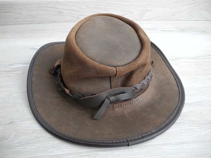Шляпа кожаная вестерн BC HATS p. M ( Austarlia ) НОВОЕ оригинал, фото №5
