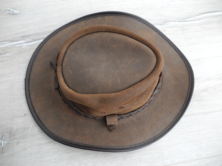 Шляпа кожаная вестерн BC HATS p. M ( Austarlia ) НОВОЕ оригинал, фото №6