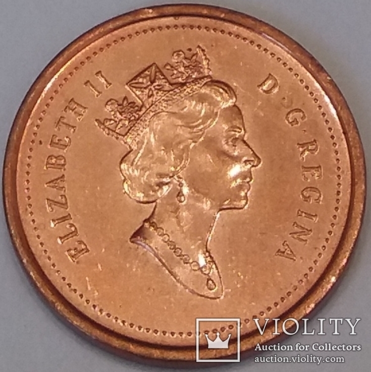 Канада 1 цент, 2001, фото №3