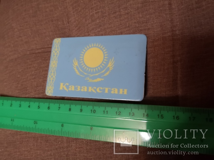 Магнит сувенир флаг знамя Казахстан, фото №2