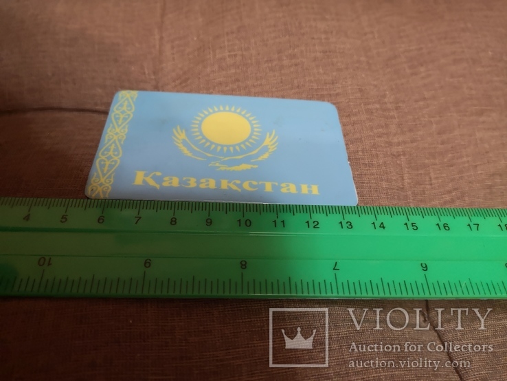 Магнит сувенир флаг знамя Казахстан, фото №5