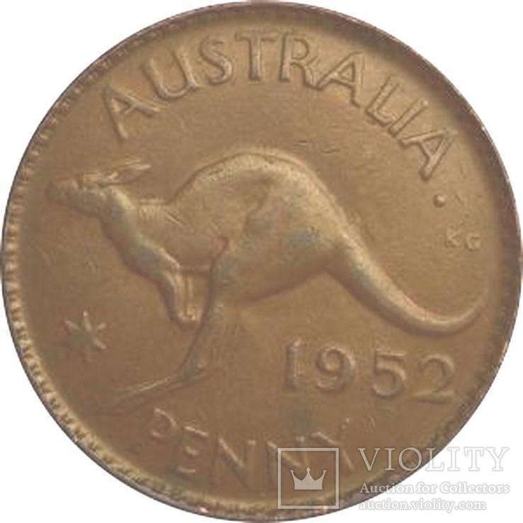 Австралия 1 пенни 1952,точка, photo number 3