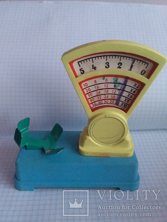  Весы  игрушка детская времен СССР, фото №5