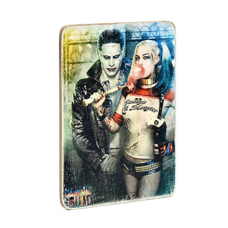 Деревянный постер "Suicide Squad. Harley Quinn &amp; Joker", numer zdjęcia 4
