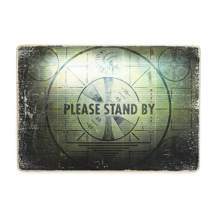  Деревянный постер "Fallout #14 Please stand by", фото №2
