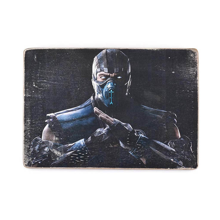 Деревянный постер "Mortal Kombat #3 Sub-Zero", numer zdjęcia 2