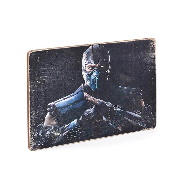 Деревянный постер "Mortal Kombat #3 Sub-Zero", фото №4