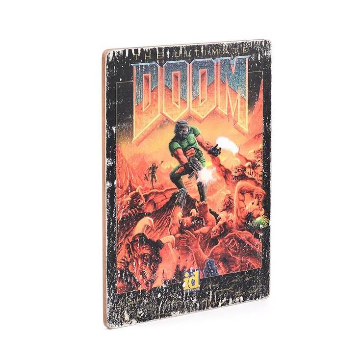 Деревянный постер "DOOM #1", numer zdjęcia 4