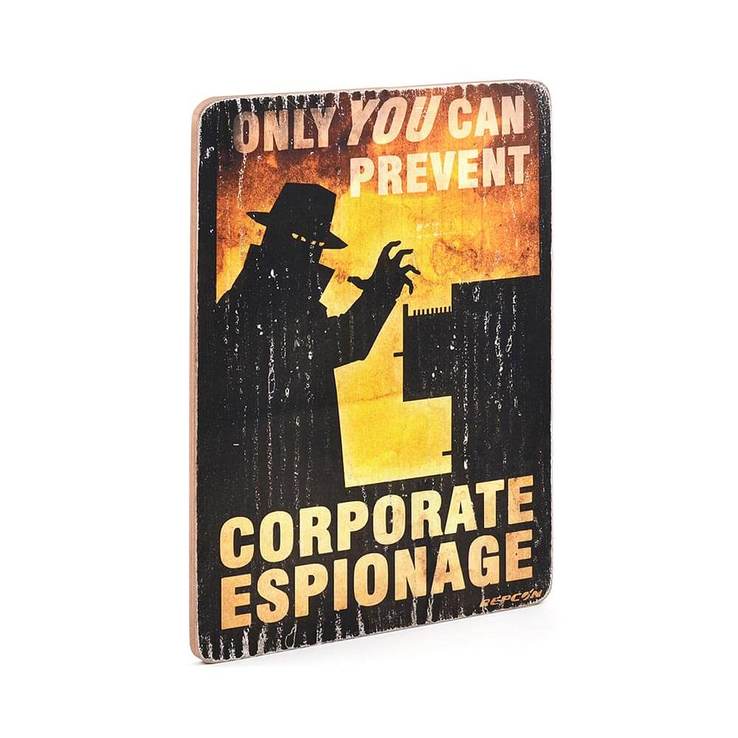 Деревянный постер "Fallout #8 Corporate espionage", фото №4
