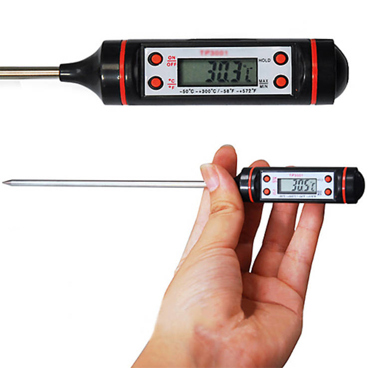 Цифровий термометр для їжі ( м`яса, напоїв і т. ін.), photo number 2