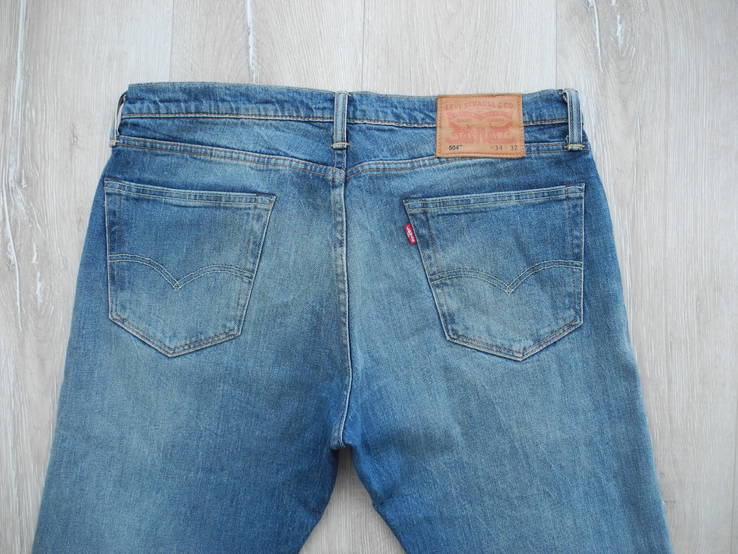 Джинсы Levis 504 34/32 ( НОВОЕ ) Cone Denim, photo number 11